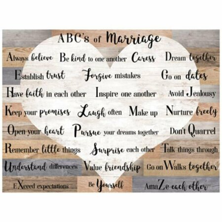 MADE4MATTRESS Wood Marriage Wall Plaque MA4253865